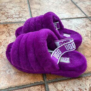UGG Fluff Yeah Slippers Berrylicious - Size 8